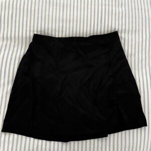 Abercrombie & Fitch Scarlett Satin Sculpt Mini Skort